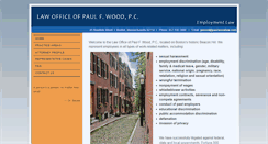 Desktop Screenshot of paulwoodlaw.com